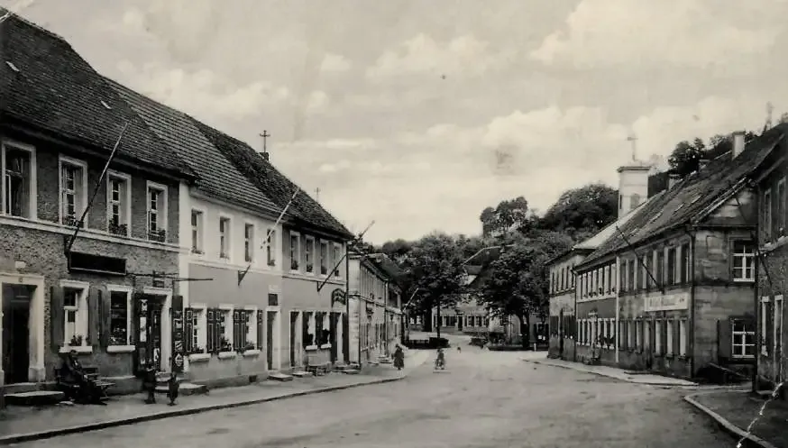 Historische Aufnahme der Goldkronacher Straße
